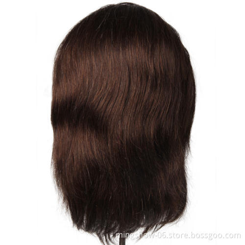 Cheap male mannequin head tripod hairdressing training head with beard